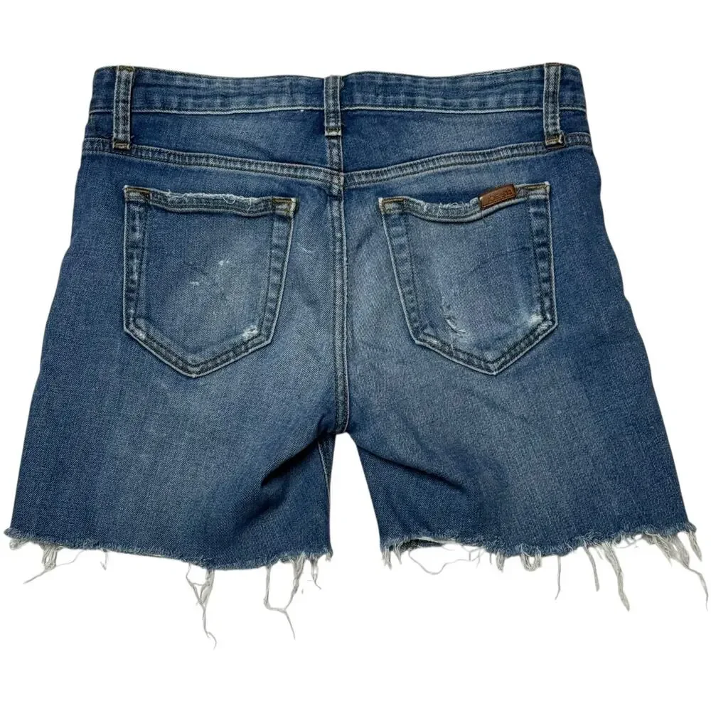 Joe's Cutoff Jean Shorts Loose Boyfriend Distressed 24
